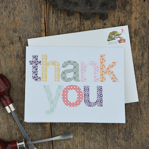 Woodblock Thank You Boxed Set