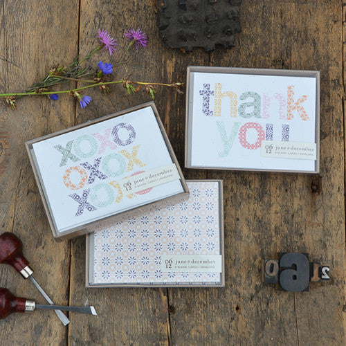 Woodblock Thank You Boxed Set
