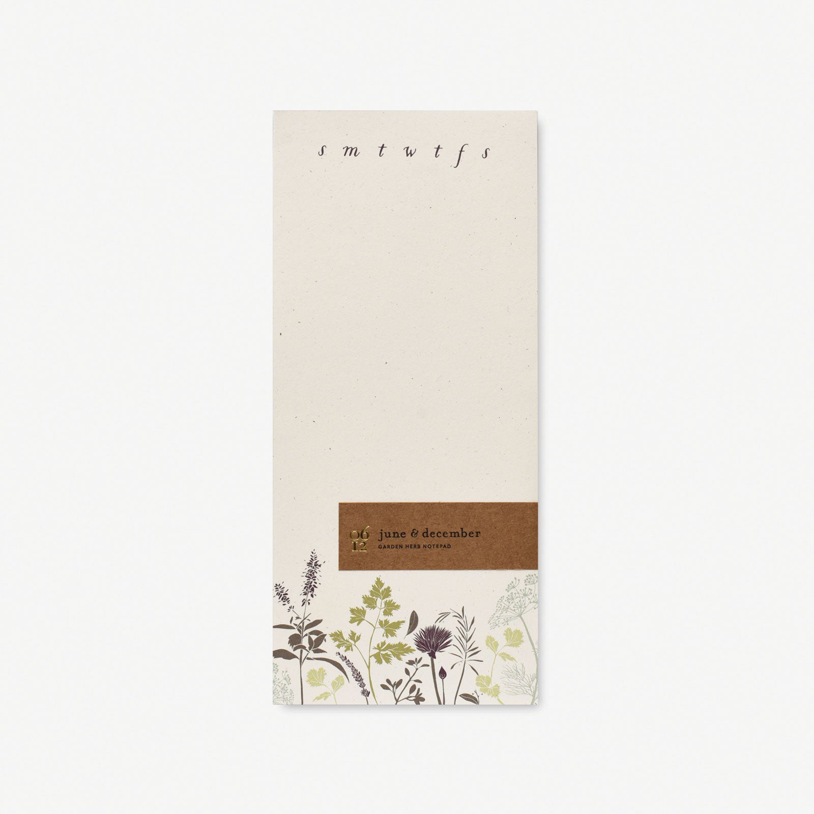 Garden Herb Notepad