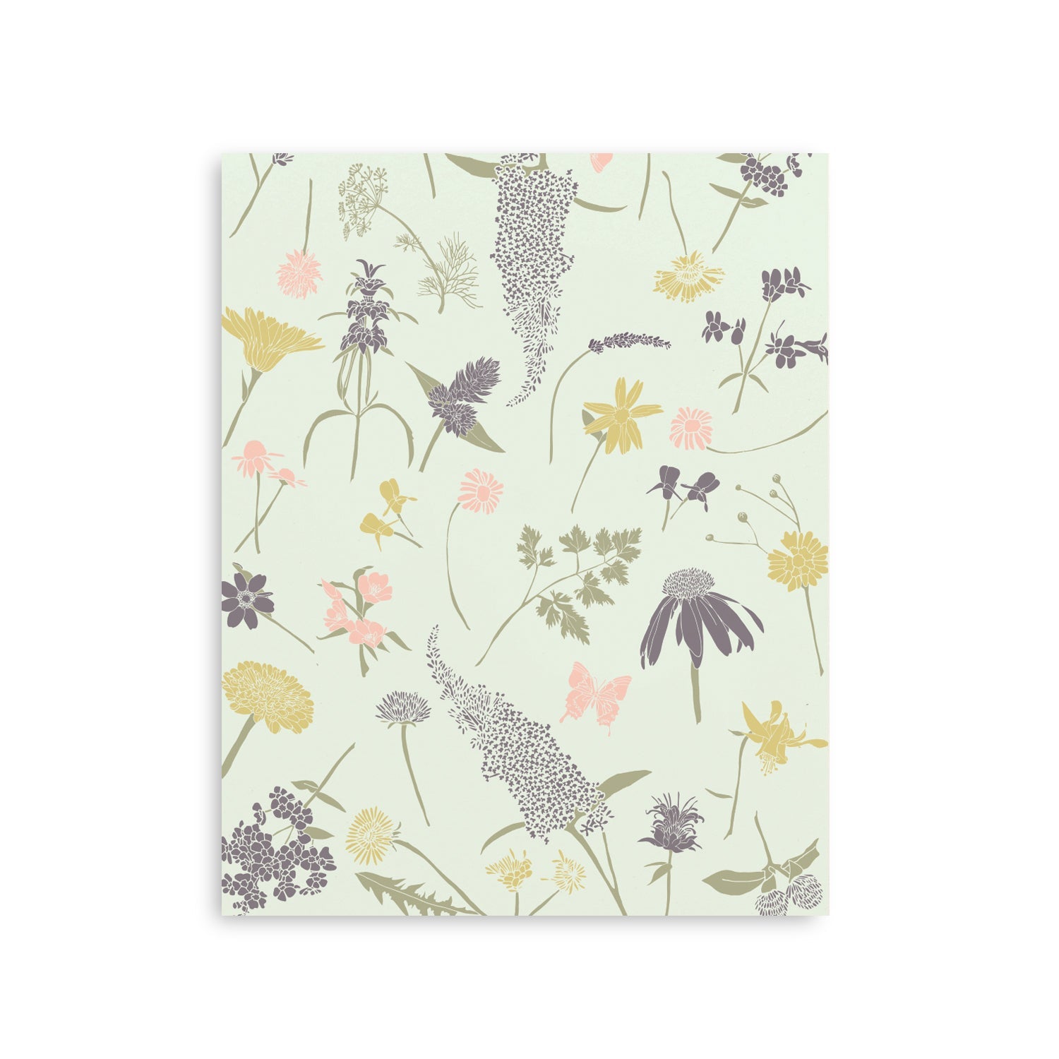 Butterfly Garden Art Print