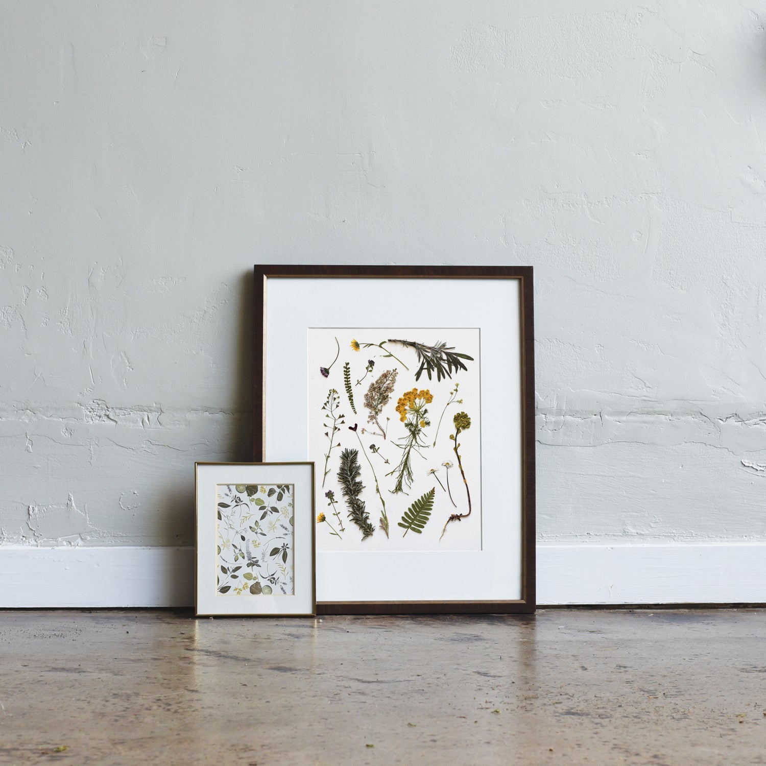 Pressed Olive Grove Pretties Art Print
